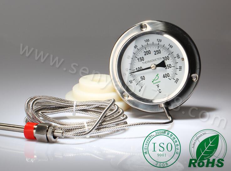 不銹鋼壓力式溫度計WTQ-280使用方法