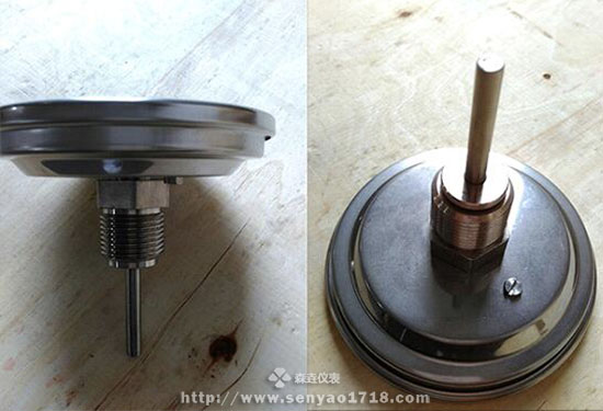 雙金屬溫度計中可動外螺紋的介紹