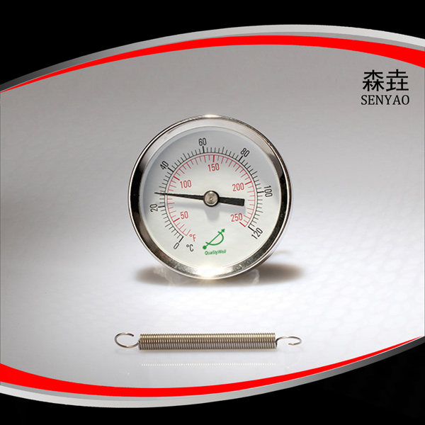 單彈簧溫度計由哪些零件組成？