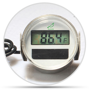 帶輸出線太陽能溫度計如何安裝？