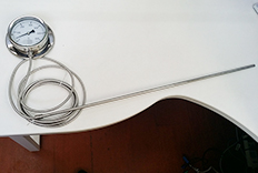 定制款!650mm超長感溫管壓力式溫度計