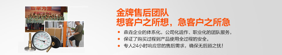 金牌售后團隊，想客戶之所想，急客戶之所急